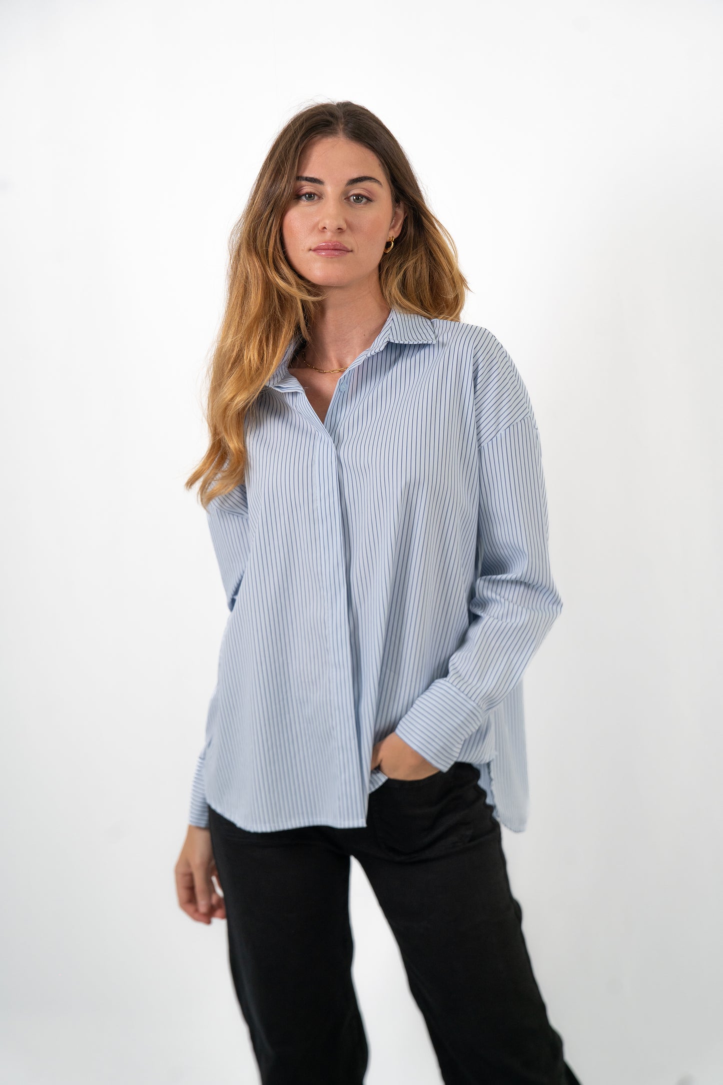 Camisa Rayas Oversize