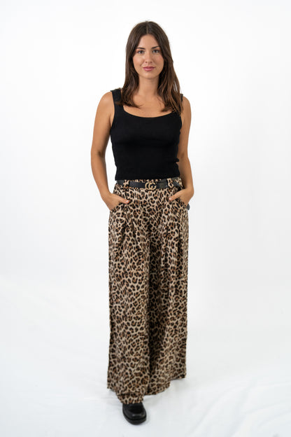 Pantalón Fluido Animal Print